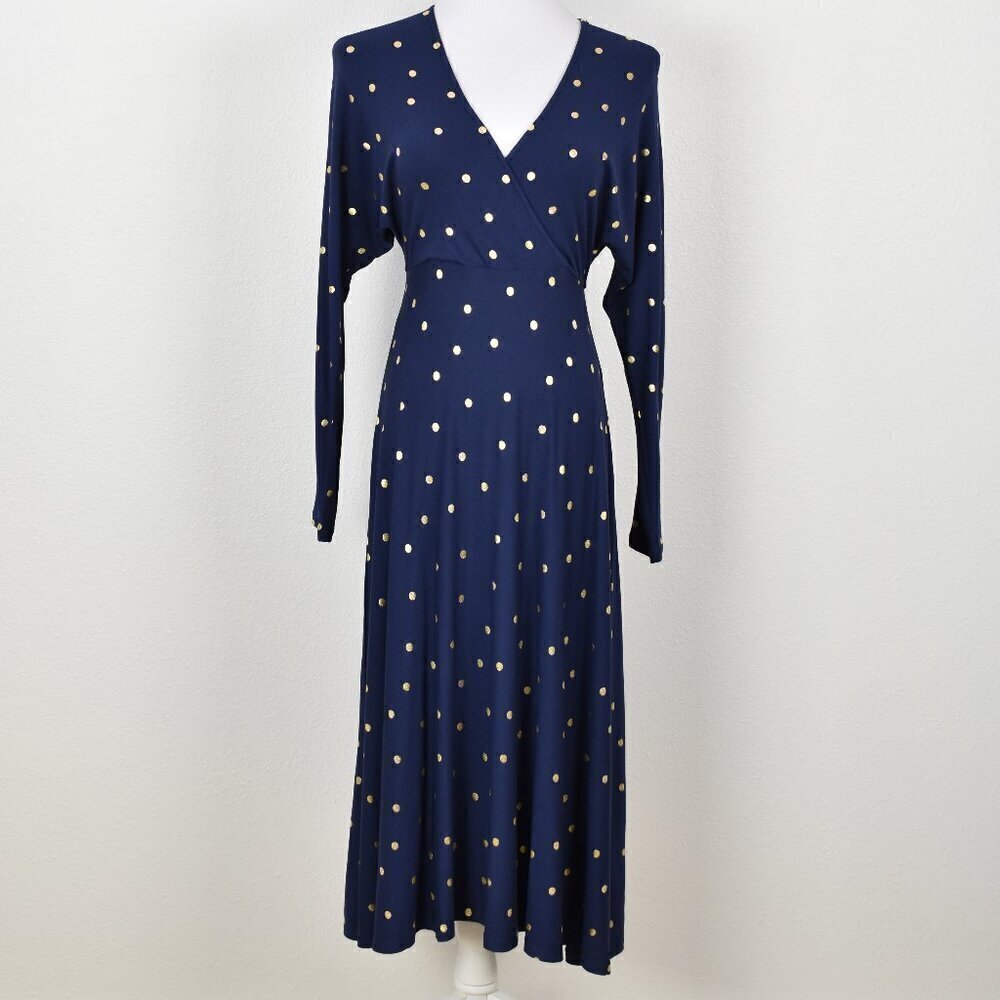 Boden Gemma Jersey Polka Dot Dress NEW - 2 - Picture 2 of 10